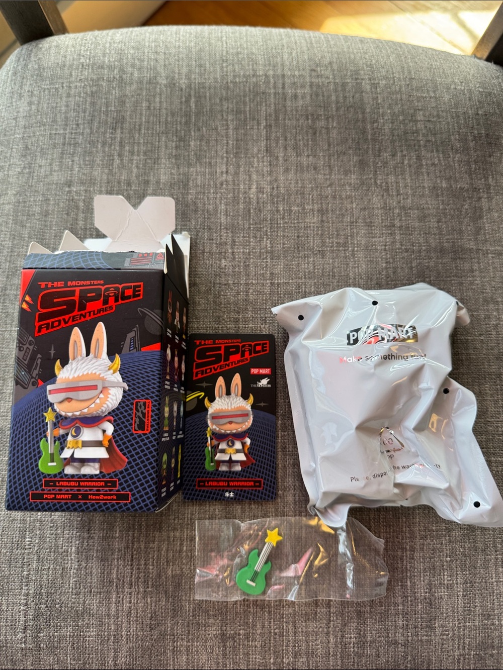 Pop Mart The Monsters Space Adventures Labubu Warrior